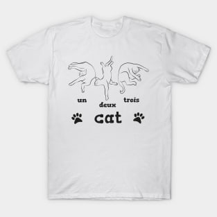 Un Deux Trois Cat T-Shirt